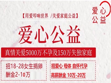 成武捐卵助孕生子 爱心志愿者招募